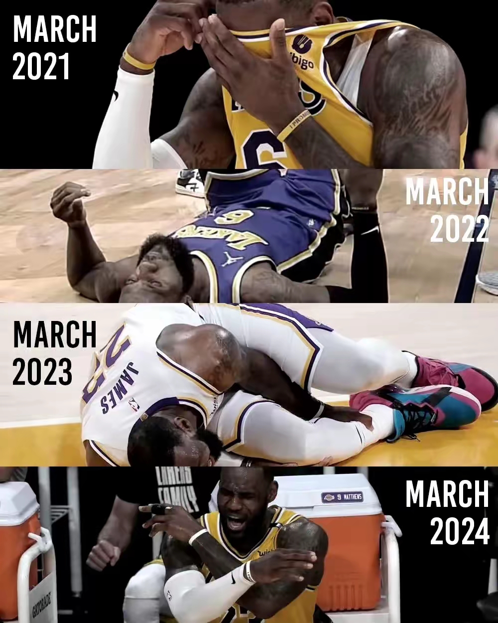 灰熊不敌湖人，詹皇狂砍42分